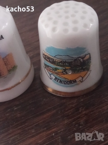 Порцеланови напръстници - 5 броя., снимка 4 - Антикварни и старинни предмети - 53294400