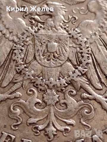 СРЕБЪРНА МОНЕТА 3 марки 1908г. ГЕРМАНСКА ИМПЕРИЯ Фридрих втори херцог на Баден УНИКАТ 34166, снимка 5 - Нумизматика и бонистика - 39695478