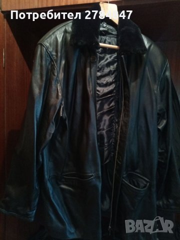 Кожено мъжко яке Exclusive , снимка 3 - Якета - 38416128