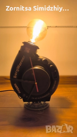 Арт лампа Турбина - авто стил, снимка 4 - Настолни лампи - 52692721