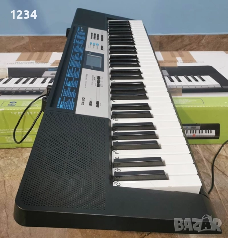 КАТО НОВ синтезатор клавир CASIO LK-136 пиано с плътни светещи клавиши 5 октави, снимка 3 - Синтезатори - 52049716