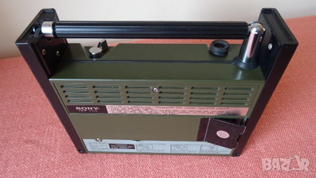 Vintage Sony ICF-111L   AM/FM Radio, 1970's  Japan, снимка 7 - Радиокасетофони, транзистори - 33036844