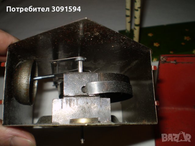 Тенекиена Играчка Часовник с пиле механика за части , снимка 5 - Колекции - 43920604