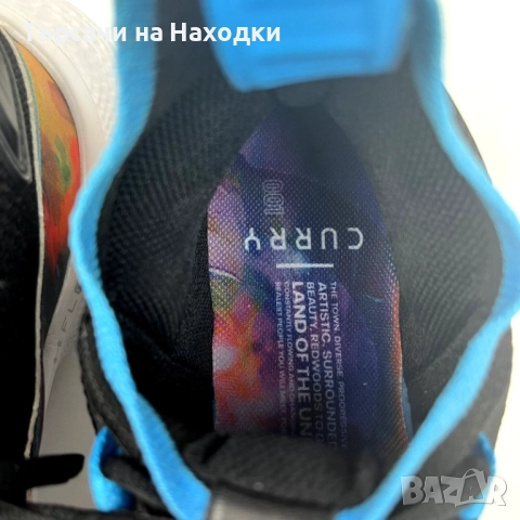 Мъжки маратонки Under Armour Curry Flow 8 Feel Good Flow Tie Dye EU 45 US 11, снимка 15 - Маратонки - 51982536