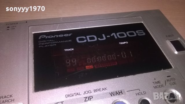 PIONEER CDJ-100S-ВНОС ШВЕИЦАРИЯ, снимка 6 - Ресийвъри, усилватели, смесителни пултове - 27169745