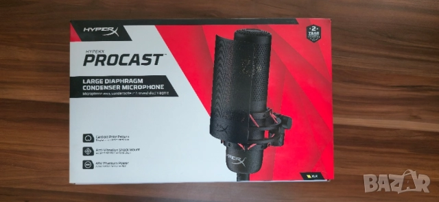 Комплект: HyperX - ProCast + кабел + Razer audio Mixer + стойка, снимка 12 - Микрофони - 51796564