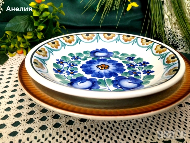 Плато керамика от Италия красота , снимка 4 - Чинии - 51899706