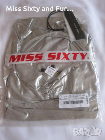 MISS SIXTY-нов луксозен топ/блуза Мис Сиксти-S и M размер, снимка 4 - Корсети, бюстиета, топове - 12529000