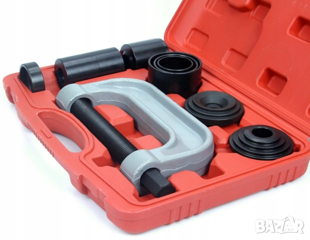 Скоба и втулки за монтаж и демонтаж на лагери и шарнири 9 части (малък), снимка 9 - Аксесоари и консумативи - 51497412