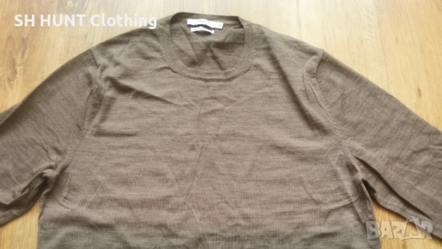 Jack & Jones 100% Super Fine Merino Wool размер L блуза 100% супер фина мерино вълна - 1597, снимка 3 - Блузи - 52656331