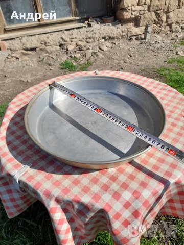 Стара алуминиева тава,тепсия #8, снимка 7 - Други ценни предмети - 32477683