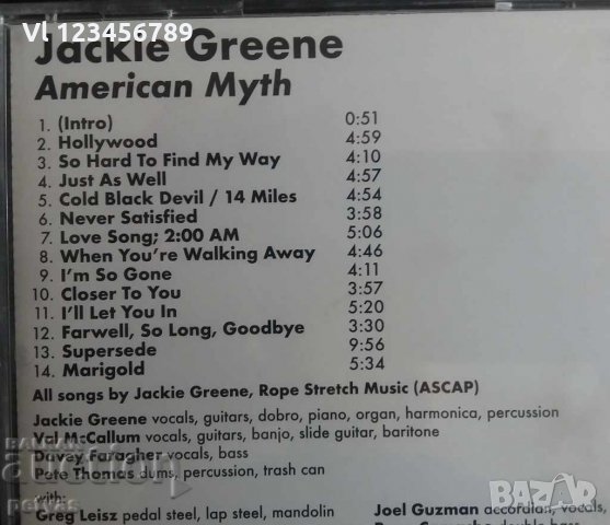 CD -Jackie Greene American Myth, снимка 1 - CD дискове - 27701756