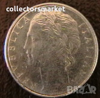 100 лири 1990, Италия, снимка 2 - Нумизматика и бонистика - 34638853