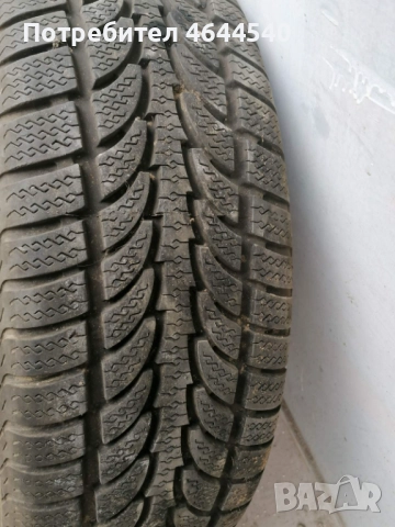 4 бр.гуми 235х75х15 всесезонни + 5 лети джанти джип 15"