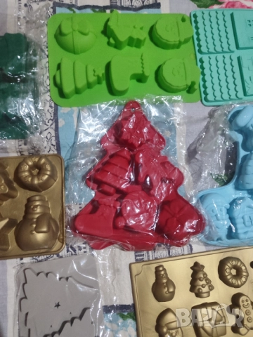 Коледни молдове за гипсови отливки различни видове , снимка 10 - Форми - 52649075