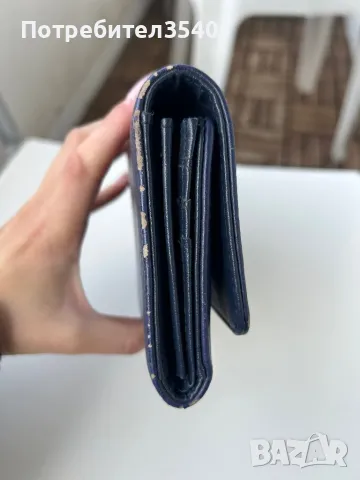 Синьо дамско портмоне, снимка 5 - Портфейли, портмонета - 47266153