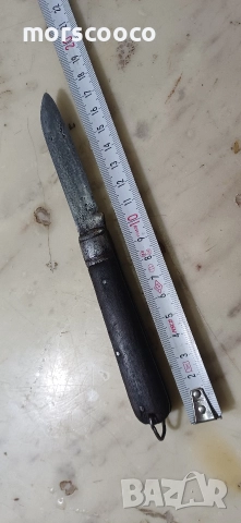 Стар джобен нож на фабрика-,,Петко Денев"- Габрово , снимка 4 - Ножове - 52889143