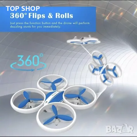 Дрон с камера Eachine E65HW и ЛЕД осветление, снимка 3 - Дронове и аксесоари - 48475686