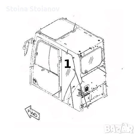 Стъкла за CAT  313 313 GC 315 315 GC 317 317 GC 320 320 GC 323 323 GC 325 326 326 GC 330 330 GC 333 