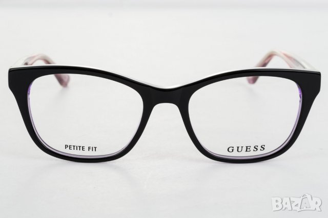 Черни дамски рамки за очила с цветни дръжки марка Guess , снимка 3 - Слънчеви и диоптрични очила - 32864365