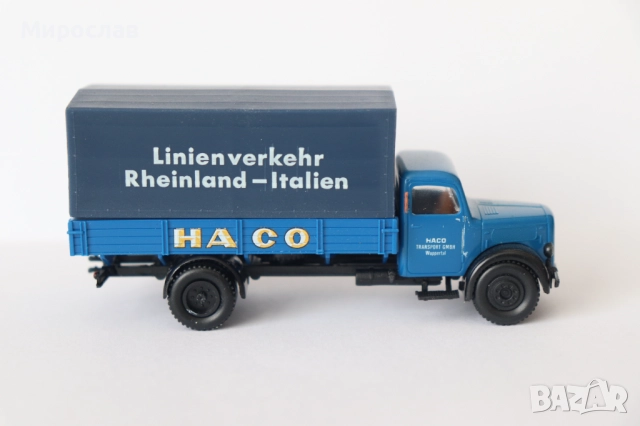 BREKINA H0 1/87 MAGIRUS КОЛИЧКА КАМИОН МОДЕЛ, снимка 3 - Колекции - 52947869