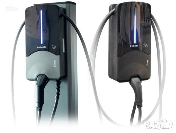 Зарядна станция за електромобили Webasto Pure Black Edition 22 kW AC