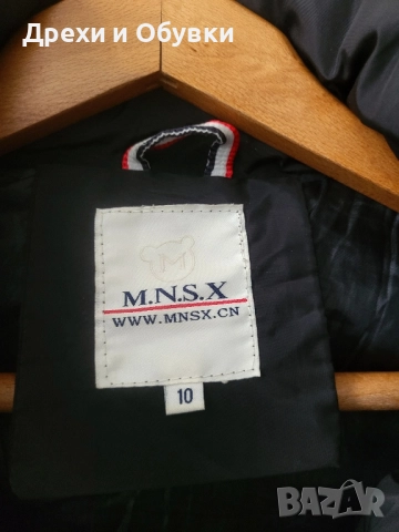 Черно зимно яке , снимка 3 - Якета - 52466597