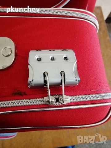 Комплект 2 броя чанти за багаж, аксесоари, козметика, снимка 11 - Куфари - 43460073