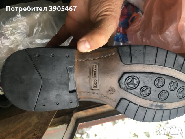 Мъжки обувки CLAUDIO CONTI #45, снимка 6 - Ежедневни обувки - 43183748