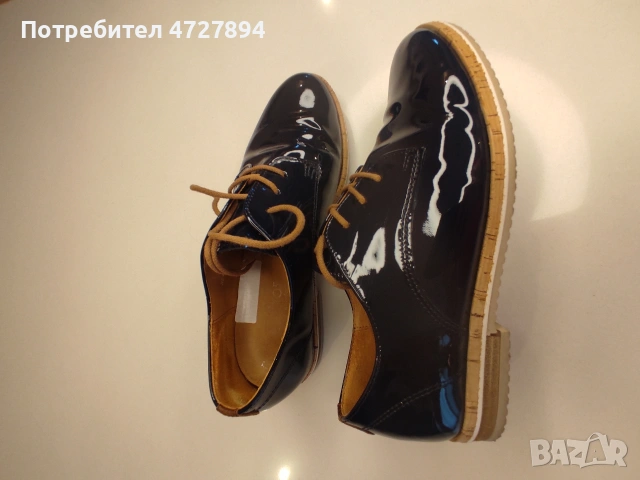 Обувки "Gabor" тъмно сини ,естествена кожа, снимка 9 - Дамски ежедневни обувки - 53352071