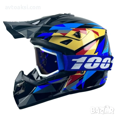 Каска Крос Мотор/Скутер/Бъги/Вело/АТВ -YF06, снимка 3 - Аксесоари и консумативи - 50747167