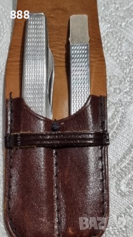 Антикварен джобен комплект, ножче Rostfrei и сребърна клечка за нокти 835 проба  ! , снимка 4 - Антикварни и старинни предмети - 43257768