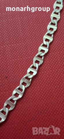 Сребърна верижка с висулка, снимка 4 - Колиета, медальони, синджири - 52808503