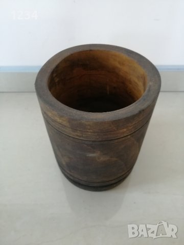 Дървена ваза 18.5 см. , снимка 5 - Други стоки за дома - 40460859