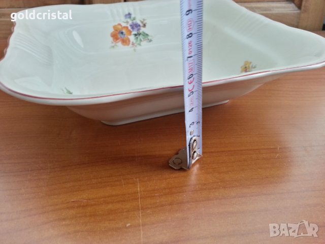 Стар български порцелан купа за салата  чинии супник сосиера плато , снимка 4 - Антикварни и старинни предмети - 36614742