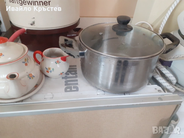 Продавам неръждаема тенджера с двойно дъно , снимка 5 - Съдове за готвене - 53518825