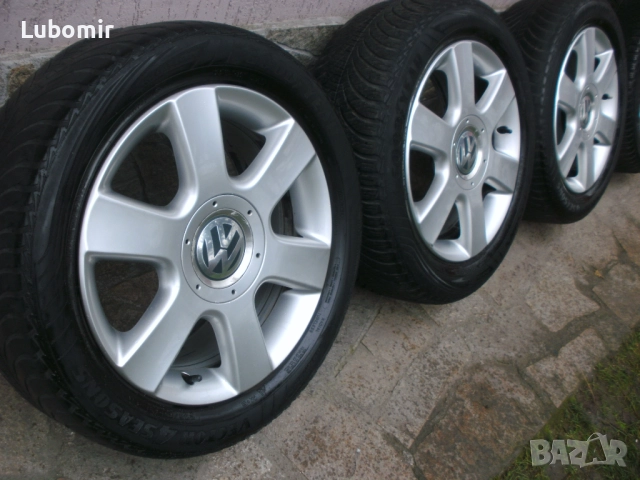 16 цола 5 х 112 мм 4 бр лети джанти - оригинални Volkswagen !, снимка 6 - Гуми и джанти - 52893413