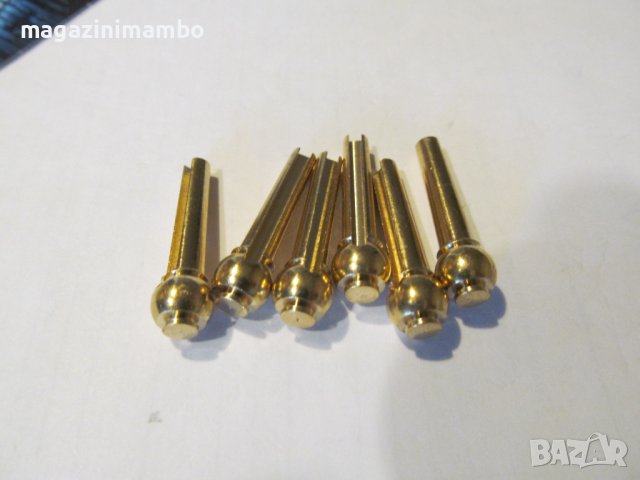 Месингови пинове за акустична китара, снимка 4 - Китари - 44036766