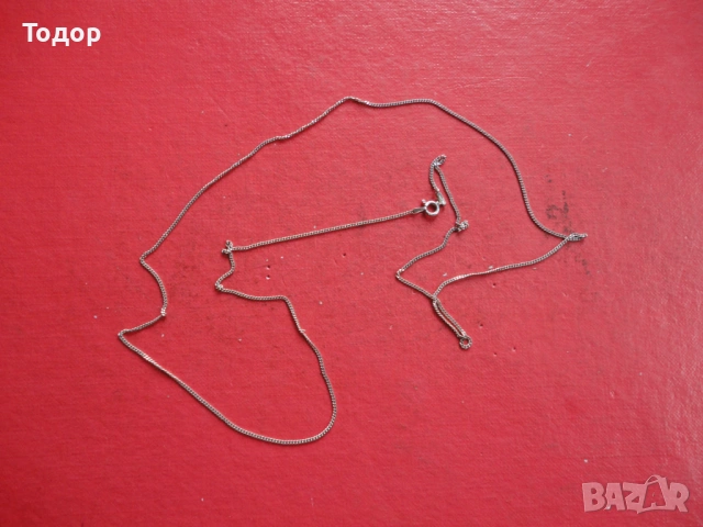 Сребърна верижка колие 925 ОМ, снимка 5 - Колиета, медальони, синджири - 53322863
