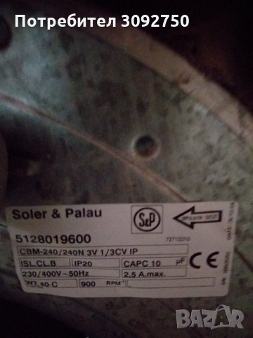 Вентилационна система Soler&Palau, снимка 4 - Обзавеждане за заведение - 33114439