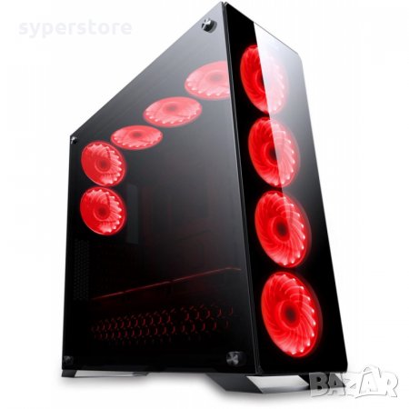 Геймърска Кутия за компютър Redragon Ironhide GC-801, ATX Middle Tower RGB LED Подсветка, снимка 1 - Захранвания и кутии - 34781126