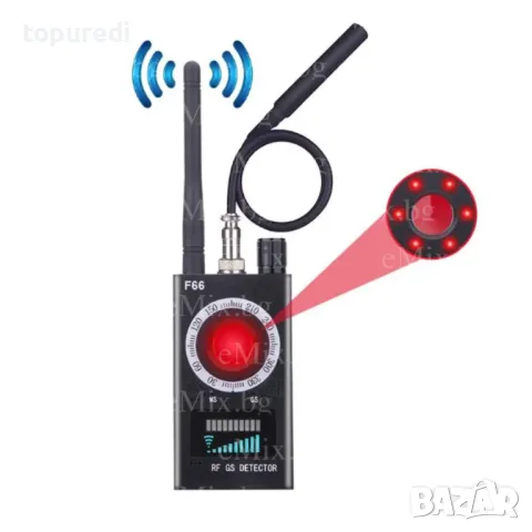 ДЕТЕКТОР ЗА GPS ТРАКЕРИ И СКРИТИ КАМЕРИ, снимка 3 - Друга електроника - 49558597