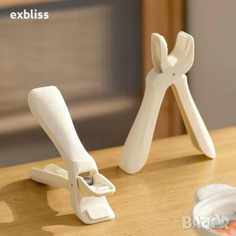 Универсална неплъзгаща се дръжка тип щипка за горещи съдове, снимка 5 - Прибори за хранене, готвене и сервиране - 51694386