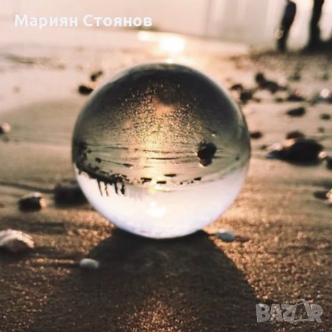 Кристална топка за фотография стъклена сфера за снимки декорация, снимка 3 - Фотоапарати - 27143136