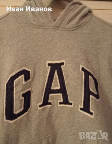 Оригинално горнище с качулка GAP, снимка 3 - Суичъри - 47517029