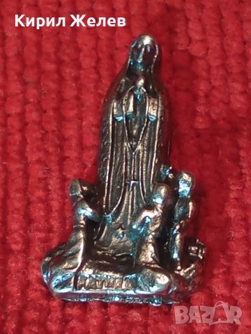 БОГОРОДИЦА от ФАТИМА Метална ПОСРЕБРЕНА КАТОЛИЧЕСКА ФИГУРКА СТАТУЕТКА от БЛАГОРОДНА СТОМАНА 25202, снимка 6 - Колекции - 39376623
