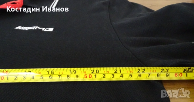 Mercedes-AMG поло блуза с дълъг ръкав Daimler AG, снимка 12 - Блузи - 52594015