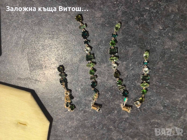 Дамски Обеци с камъни Swarowski, снимка 4 - Обеци - 52093880