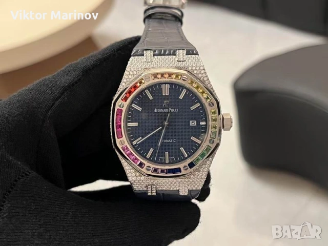 Audemars Piguet Royal Oak Automatic – Висок клас реплика, Rainbow безел