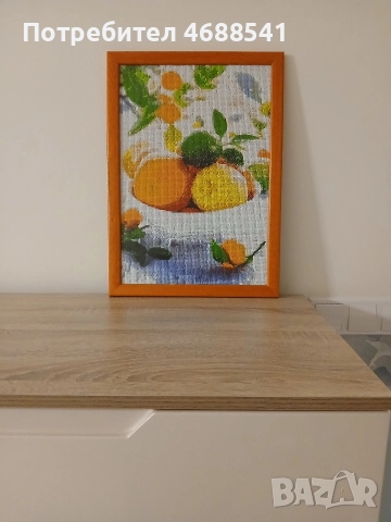 Рамкирани гоблени с квадратни диаманти - 2 броя